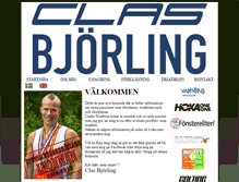 Tablet Screenshot of clasbjorling.com